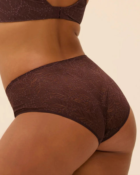 Taillen-Slip Brun Foncé COMETE SIMONE PÉRÈLE