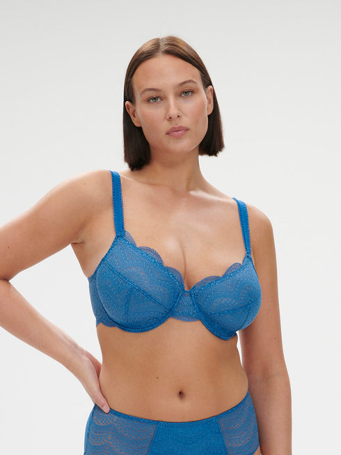 SIMONE PÉRÈLE Bügel-BH Vergissmeinnichtblau KARMA
