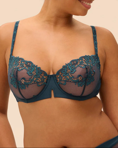 Halbschale Bügel-BH Bleu Prestige SAGA SIMONE PÉRÈLE