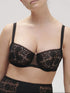 Bügel-BH Halbschale Schwarz AMAZONE SIMONE PÉRÈLE