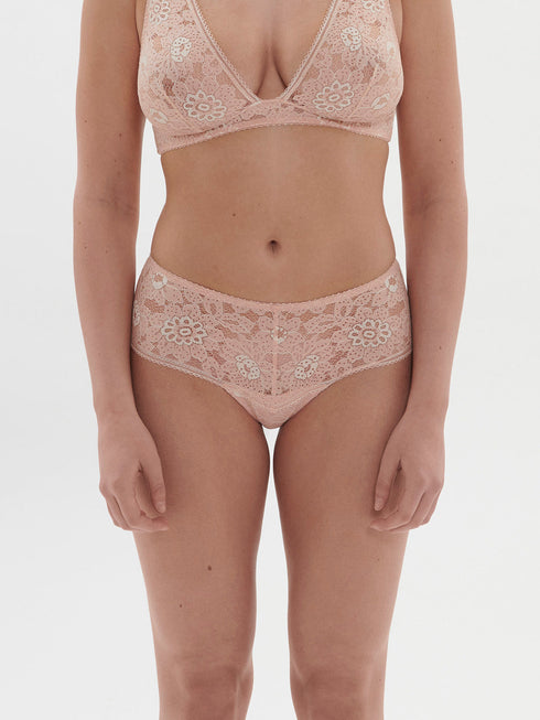 Simone Perele Festive Shorty Balettrosa