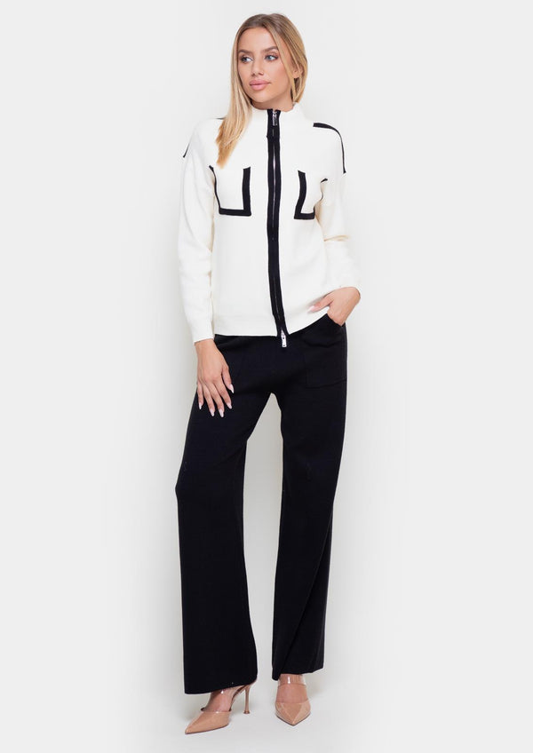 Der elegante Anzug Samange Schwarz