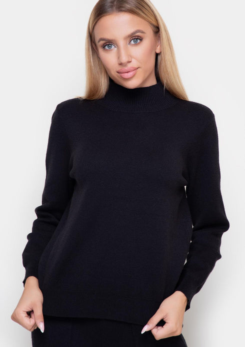 Der schwarze Viskoseanzug von Samange