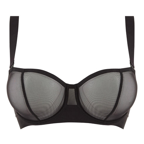 Trägerloser Bügel BH Black SHEERS DKNY INTIMATES