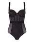 Trägerloser String-Body Black SHEERS DKNY INTIMATES