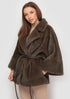 Samange Eleganter Wendemantel aus Eco-Fur
