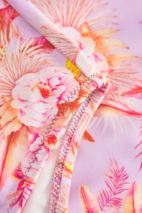 Féraud One-Shoulder Bikini-Top „Palm“ – mit herausnehmbaren Spacer-Cups