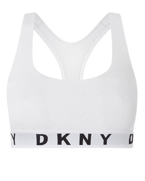 Racerback Bralette White/Black COZY BOYFRIEND DKNY INTIMATES