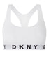 Racerback Bralette White/Black COZY BOYFRIEND DKNY INTIMATES