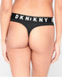 Thong Black/White COZY BOYFRIEND DKNY INTIMATES