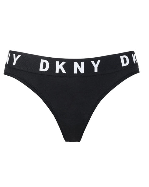 Thong Black/White COZY BOYFRIEND DKNY INTIMATES