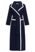 Féraud – Wickel-Bademantel mit Taschen Navy