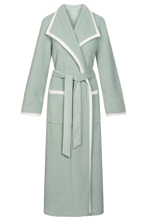 Féraud – Wickel-Bademantel mit Taschen MILKY GREEN