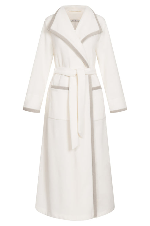 Féraud – Wickel-Bademantel mit Taschen ivory