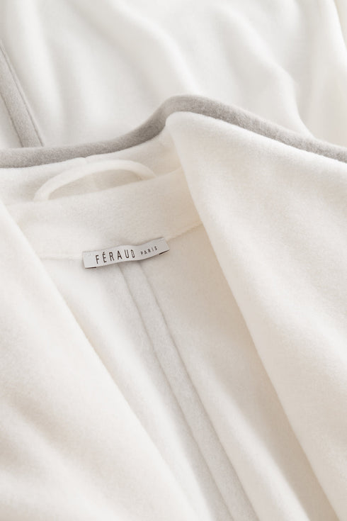 Féraud – Wickel-Bademantel mit Taschen ivory