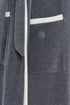 Féraud – Wickel-Bademantel mit Taschen HEATHER DARK GREY