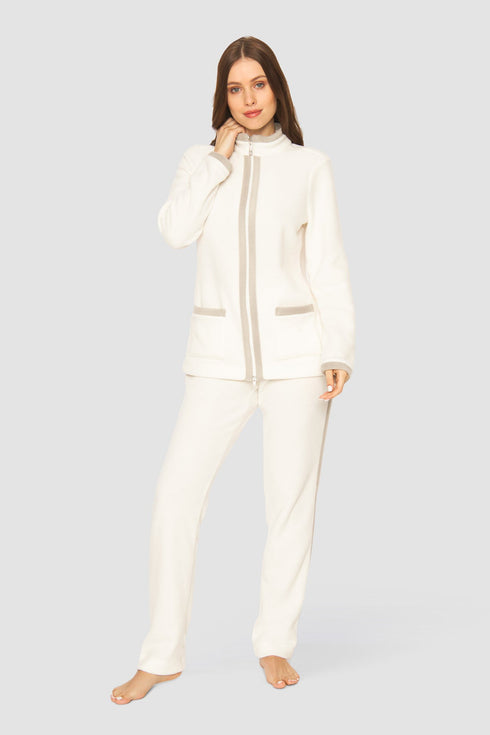 Féraud Lounge-Set mit Zipper und Taschen IVORY