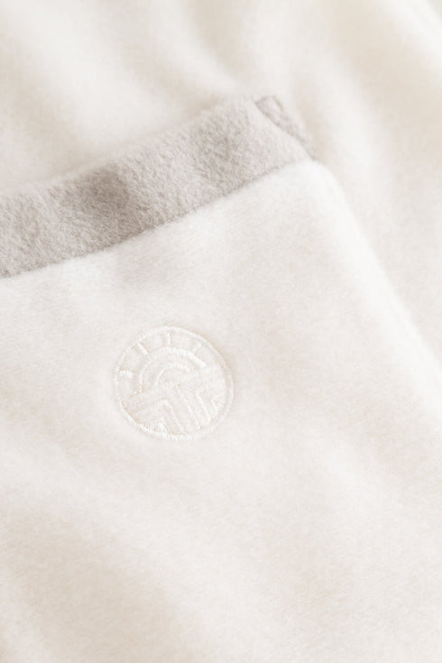 Lounge-Set mit Zipper und Taschen Ivory