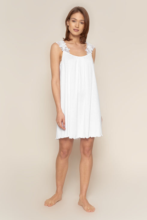 Féraud Nachthemd – Romantic Lace, ärmellos white