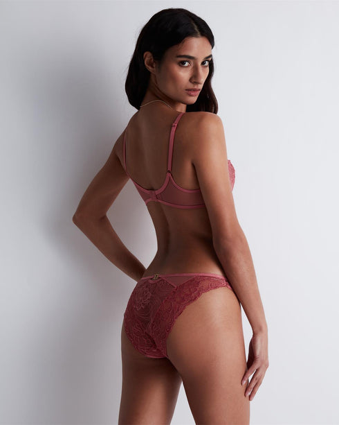 AUBADE Italiener Slip FEELING MYSELF Rosewood