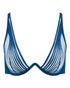 AUBADE Einbügel-Triangel-BH SUMPTUOUS WAVES Imperial Blue