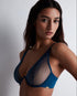 AUBADE Einbügel-Triangel-BH SUMPTUOUS WAVES Imperial Blue