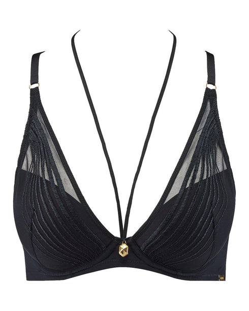 AUBADE Push-Up mit Schale SUMPTUOUS WAVES Smoky Attraction