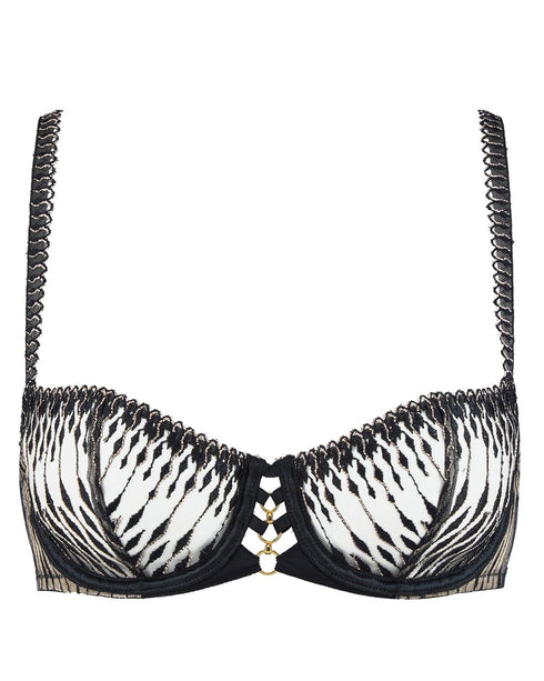 AUBADE Halbschale BH mit Bügel VOODOO KISS Millenium Black