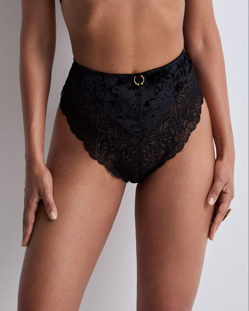 AUBADE Hochgeschnittener Slip THE NIGHT BEFORE Blackbird