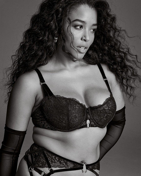 AUBADE THE NIGHT BEFORE Halbschale BH mit Bügel Blackbird