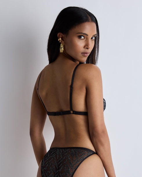 AUBADE Set MOONLIGHT SHADOW Black Silver