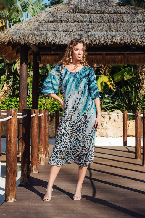 Chiffonkleid Tier 40105 EF-018 FRESH COTTON EXCLUSIVE