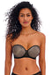 Freya Tailored Black Moulded Strapless Underwire Bra