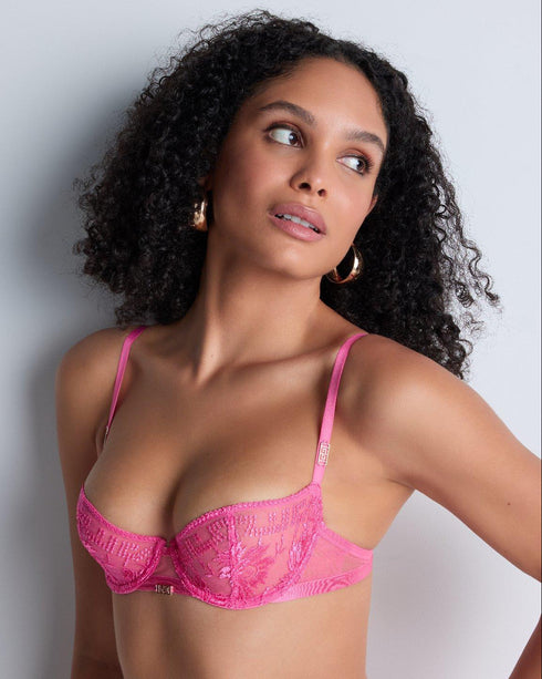 AUBADE Halbschale BH mit Bügel RULES OF ATTRACTION Exciting Pink