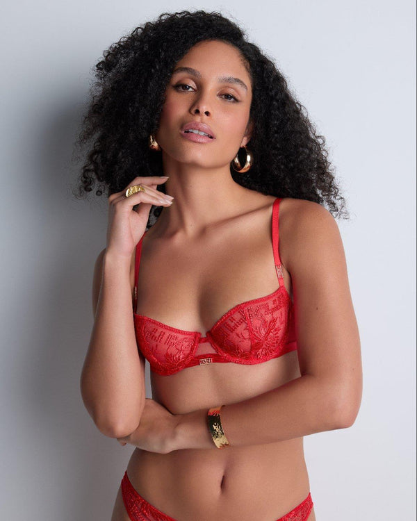 AUBADE Halbschale BH mit Bügel RULES OF ATTRACTION Flame