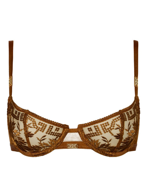 AUBADE Halbschale BH mit Bügel RULES OF ATTRACTION Golden Shadow