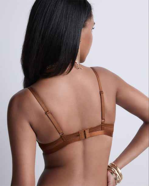 AUBADE Halbschale BH mit Bügel RULES OF ATTRACTION Golden Shadow