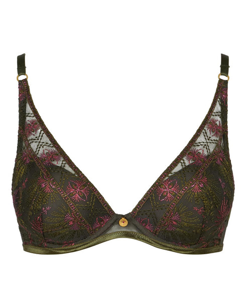AUBADE Push-Up mit Schale SOUND OF HEART Dark Garden
