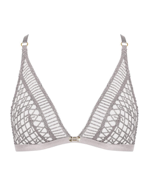 AUBADE Triangel-Bralette STARDUST DREAM Cosmos Silver