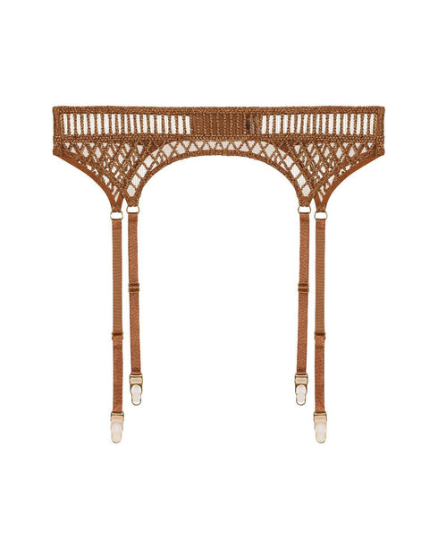 AUBADE Strumpfhalter STARDUST DREAM Amber Gold