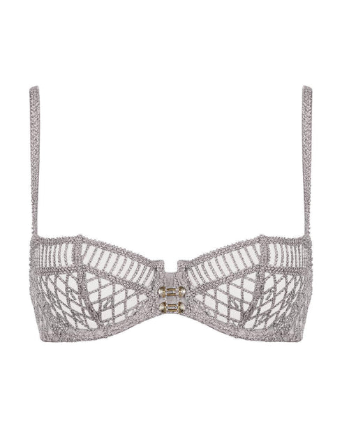AUBADE Halbschale BH mit Bügel STARDUST DREAM Cosmos Silver