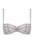 AUBADE Halbschale BH mit Bügel STARDUST DREAM Cosmos Silver