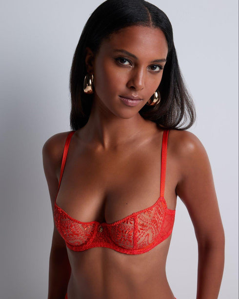 AUBADE LOSING MY MIND Halbschale BH mit Bügel Chili