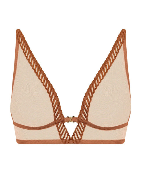 AUBADE Triangel-BH SHEER EMOTION Honey