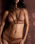 AUBADE Triangel-BH SHEER EMOTION Honey