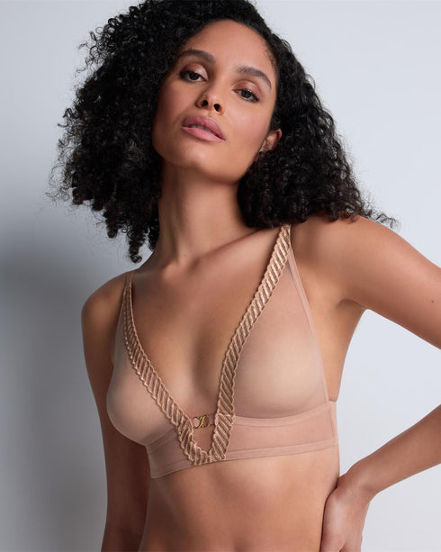 AUBADE Triangel-BH SHEER EMOTION Sand