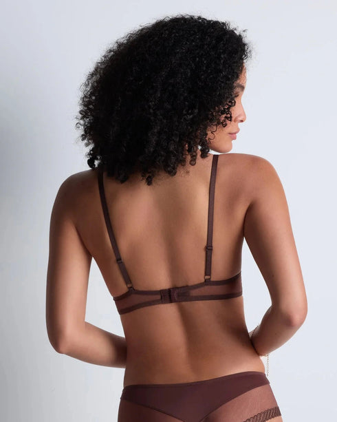 AUBADE Triangel-BH SHEER EMOTION Sepia