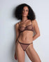 AUBADE Hüftslip SHEER EMOTION Sepia