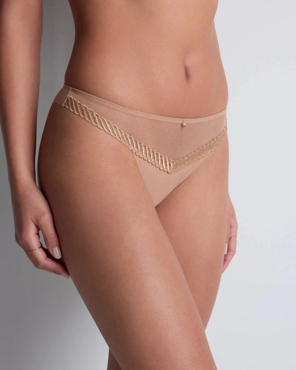 AUBADE String SHEER EMOTION Sand