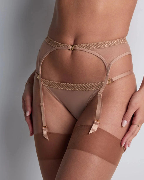 AUBADE Strumpfgürtel SHEER EMOTION Sand
